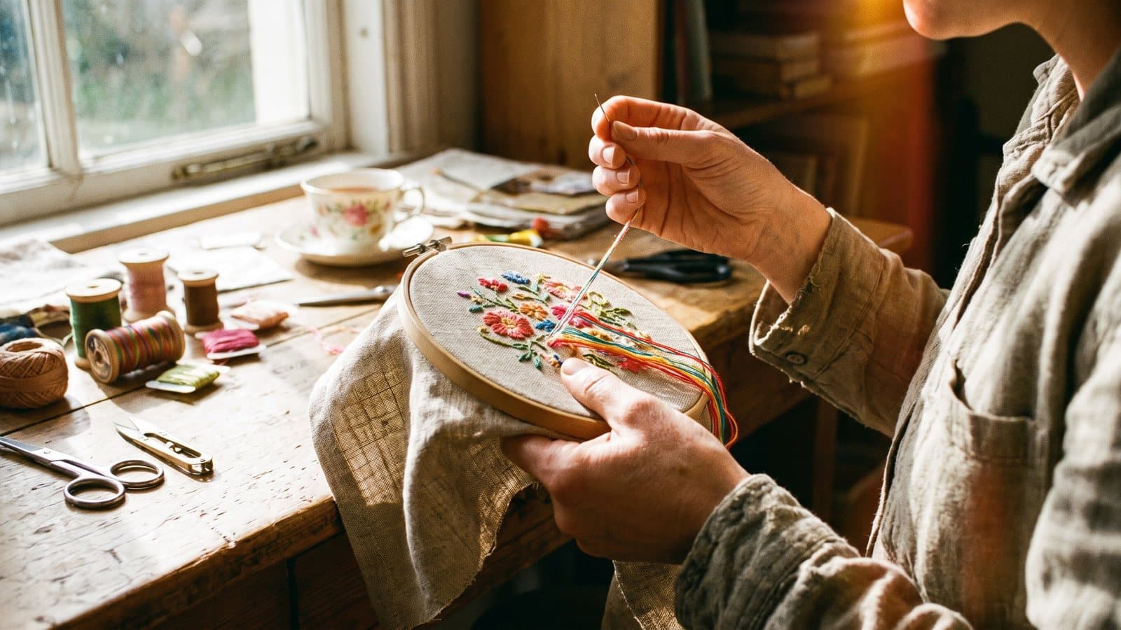 Bio-link voor borduurkunstenaars: verkoop patronen, kits en workshops vanuit één pagina — Gids | LinkDash
