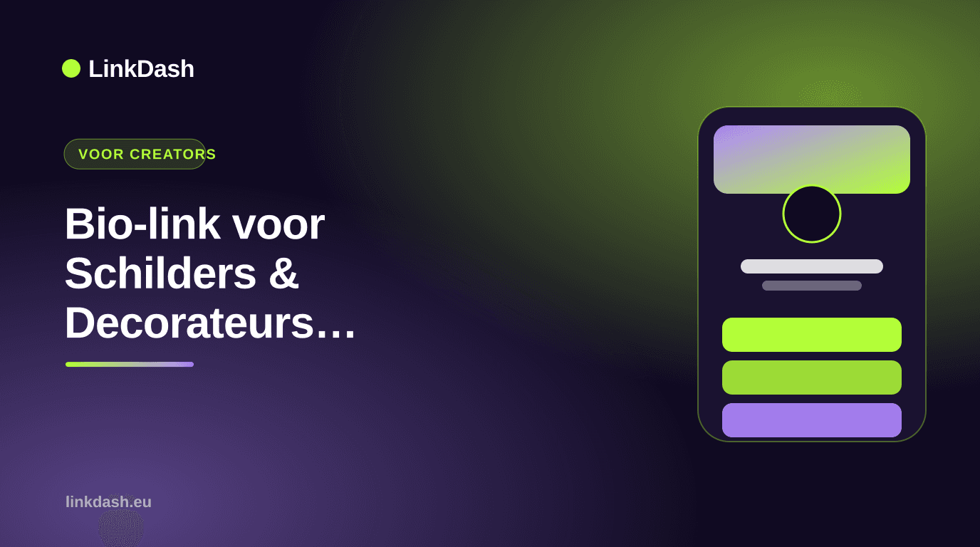 Bio-link voor Schilders & Decorateurs: Portfolio, Offertes en Boekingen — Gids | LinkDash