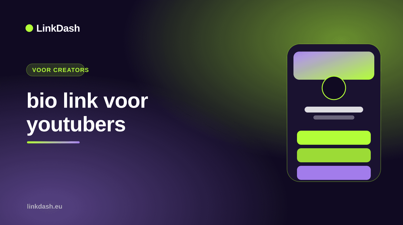 Bio-link voor YouTubers: nieuwste video, sponsors en members bundelen — Niches | LinkDash
