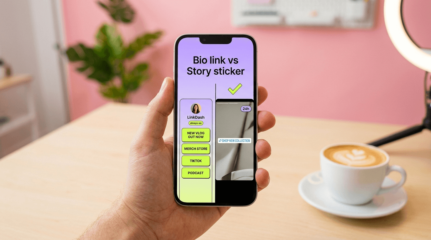 Instagram bio link vs story link sticker: when to use which? — News & Analysis | LinkDash