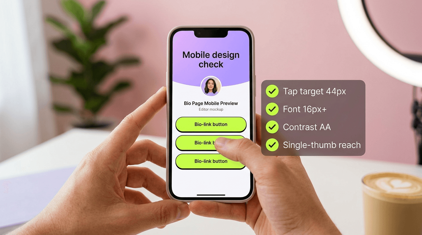 Mobile-first bio-link design: 12-point checklist for creators in 2026 — News & Analysis | LinkDash