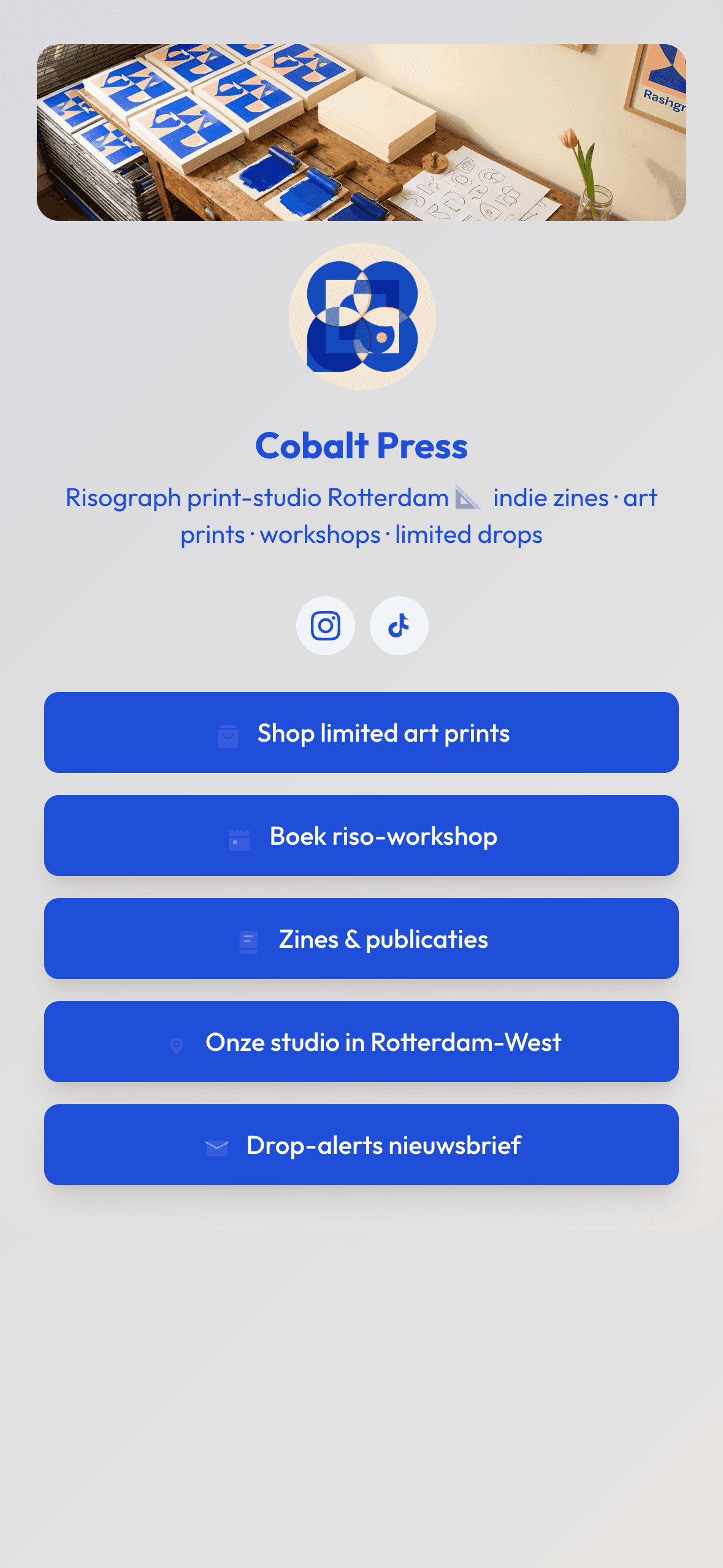 Cobalt Press — Risograph studio